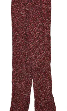 American Eagle‎ Ditsy Floral Paperbag Cropped Pants Red XXS