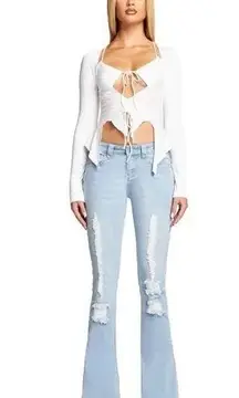 I am gia I.AM.GIA Alvaro Flare Denim