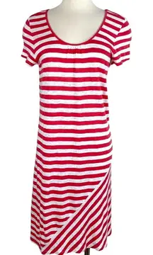 Tommy Bahama Serena Stripe Linen‎ Dress Size M/M (8/10) Red White NWT