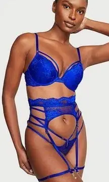 Victoria’s Secret Fishnet String Cheeky Panty and Garter