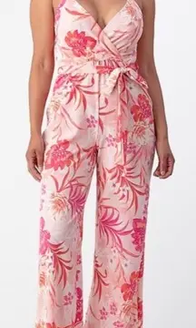 Floral Wide Leg Romper 