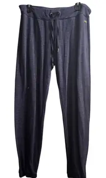 Tommy Hilfiger‎ Blue Lounge Pants Joggers Drawstring Gold Logo Athletic Casual