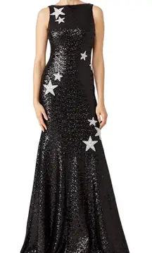 Theia- Black Stargaze Gown Size 12