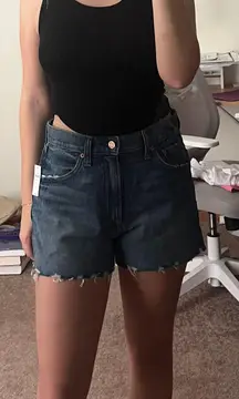 High Rise Jean Shorts