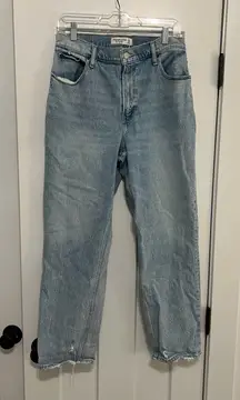 Abercrombie Jeans 90s Straight Ultra High-Rise Curve