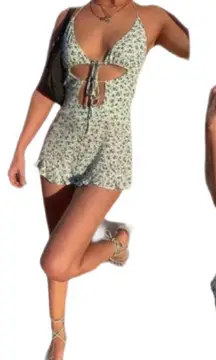 Vintage Havana Floral Print Romper