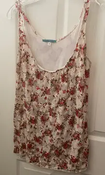 FINAL MARKDOWN Julies closet Stretchy lace tank top medium