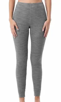 WOMENS THERMAL PANTS SIZE XXXL 22 GRAY WAFFLE DESIGN SOFT NEW