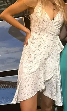 White Polka Dot Dress