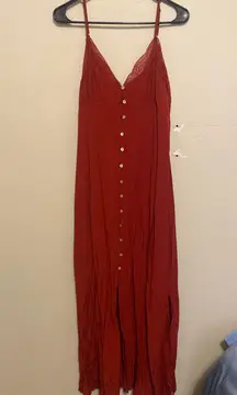 Boot Barn Red Slip Dress