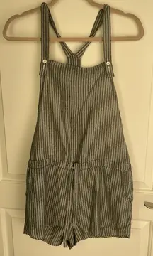 Linen Short Overalls