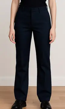Ann Taylor Blue Low Rise Straight Leg Dress Pants Women’s 2P Goth Grunge Trouser