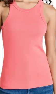 MOTHER The Chin Ups Conch Shell Ribbed Tank Top Size Small