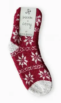 Socksmith Warm & Cozy Snowflake Socks NWT