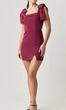 Francesca’s Tie Strap Mini Dress