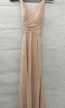 BHLDN  Edith Dress Size 2 xsmall Hitherto Wedding Light Pink Tulle $240 NEW