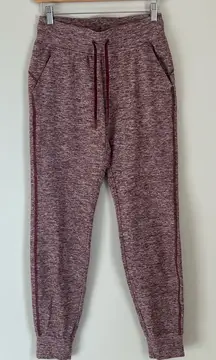 Lululemon Women's Align Jogger  Ready to Rulu Fleece Heathered Burgundy Sz 4