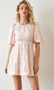 J.ING Cutout Pink Lace Mini Dress