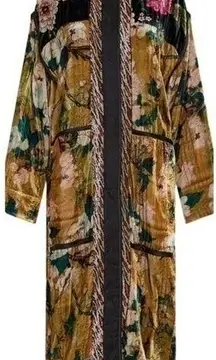 Johnny Was “Vintage Lotus Velvet Duster” NWT