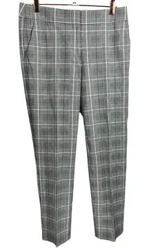 LOFT Marisa Plaid Trouser Pants‎ Size 6 Career Office Academia Preppy