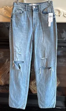 Tinseltown Jeans Destroyed Straight Leg Womens 9 New