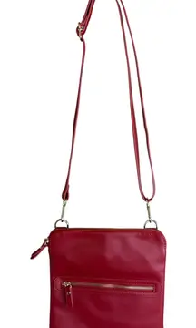 Litt by PurseN Red Crossbody Bag. Inside light. Adjustable‎ Strap