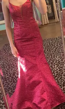 fushia Prom Dress