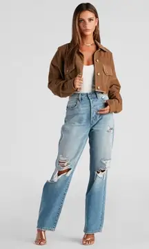 Windsor Cropped Corduroy Jacket