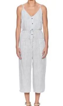 Aritzia Dress Forum Stripped Cropped Jumpsuit US Small