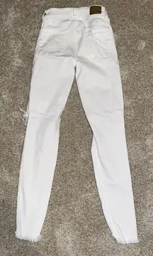 Outfitters Ripped White Jeans