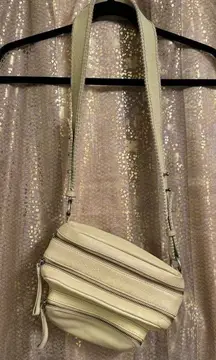 Free People Ivory Nikko Leather Sling Crossbody Boho Bag