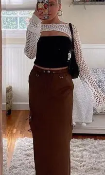 Cargo Maxi Skirt 