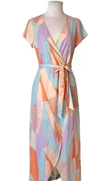 CROSBY by Mollie Burch  Fiore pastel maxi dress sz 0