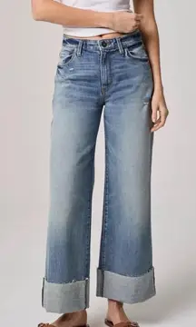 LTJ Classic Denim Wide-Leg Jeans