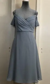 💙 Birdy Grey Dusty Blue Spence Dress