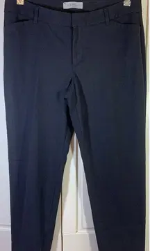 Gap Dress Pants Womens 8 Houndstooth Slim‎ Cropped Stretch Dark Academia Office