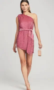 Retrofete Pink Sequin Ella Dress