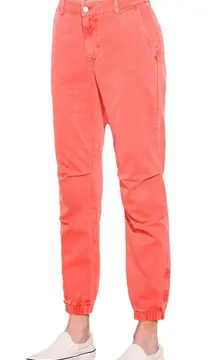 Pigment Honeysuckle Pleated Jogger Pants 26" NWT