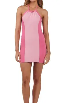 Women’s Carla Halter Robbed Mini Dress