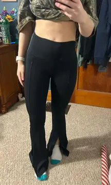 JoyLab Leggings Flare High-Rise Slit 