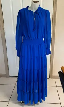 1. State Size Med  Blue Maxi Dress