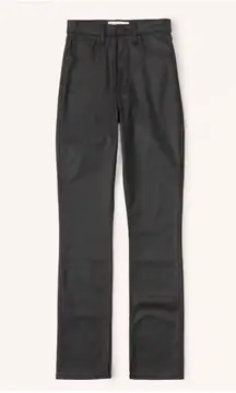 Abercrombie Curve Love Coated 90s Straight Jeans Women’s Size 29 Long Split Hem