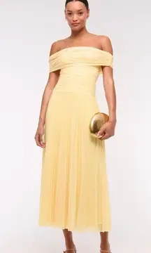 Abercrombie & Fitch -Giselle Drop-Waist Mesh Maxi Dress