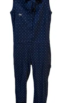 Wild Fang The essential Sleeveless Collard Coverall Hashtag Navy Size Medium