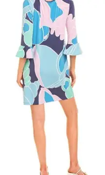 Tori Richard Womens Walking Sunshine Lana Mini Dress Multicolor Size‎ XS NWT