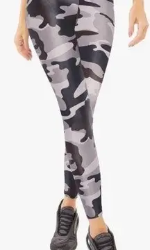 Koral  Lustrous High Rise Legging Lead Camouflage Yoga Gym Athleisure Size Medium