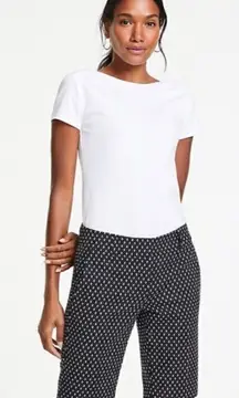 Ann Taylor Polka Dot Mid Rise Boardwalk Shorts 00P