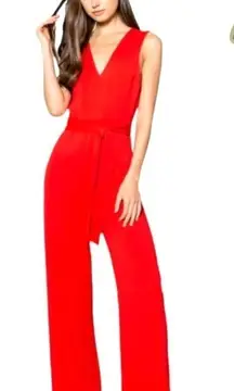 Lavender Brown Black And Brown Sleeveless V Neck Snakeskin‎ Wide Leg Jumpsuit S