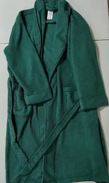 Emerald Green Fleece Plush Bathrobe Robe O/S One Size ✨