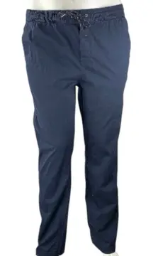 NEW Quince Women's Navy Blue High Rise Straight Leg Trousers Dress Pants Size XL